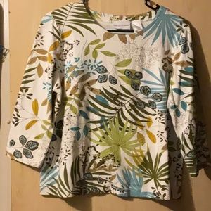 Alfred Dunner floral top